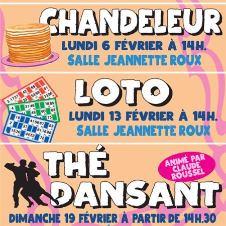 Les activités du Foyer Rural en février