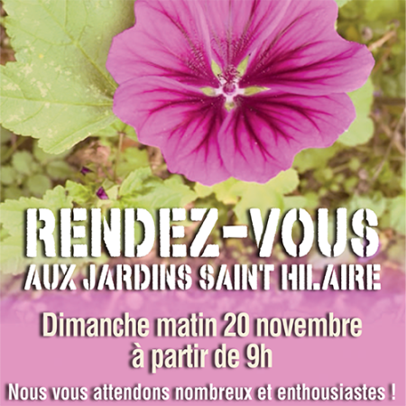 Rendez-vous aux jardins Saint-Hilaire