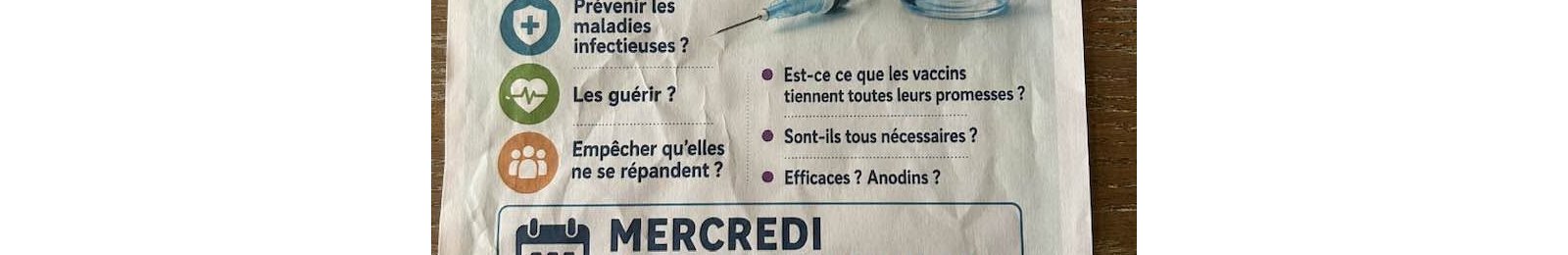 Conférence - À quoi sert un vaccin&nbsp;?