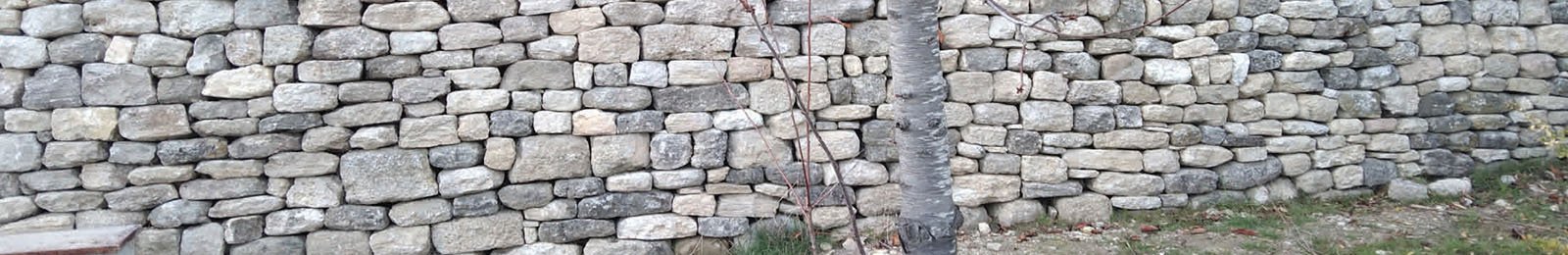 Chantier murs en pierre sèche