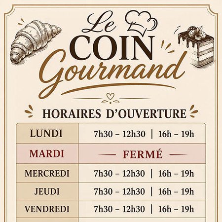 Ouverture "Le coin gourmand"