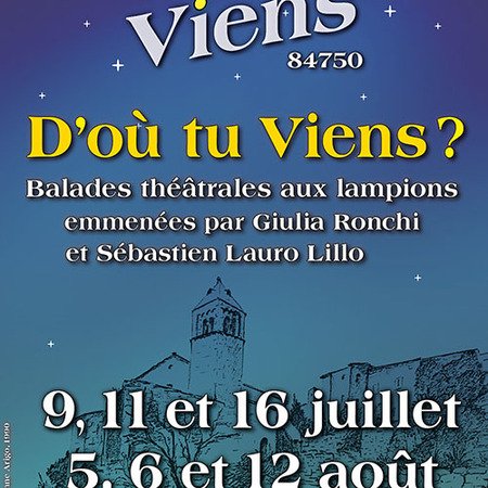 Balades théâtrales - D'où tu Viens ?