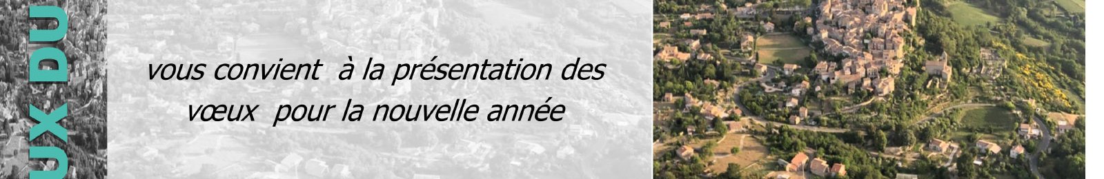 Cérémonie des Voeux du Maire