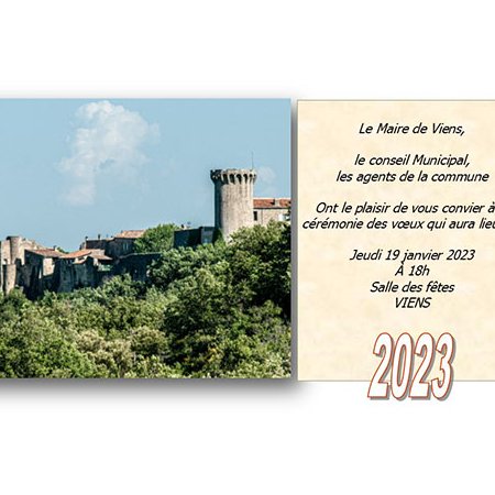 Cérémonie des vœux du maire