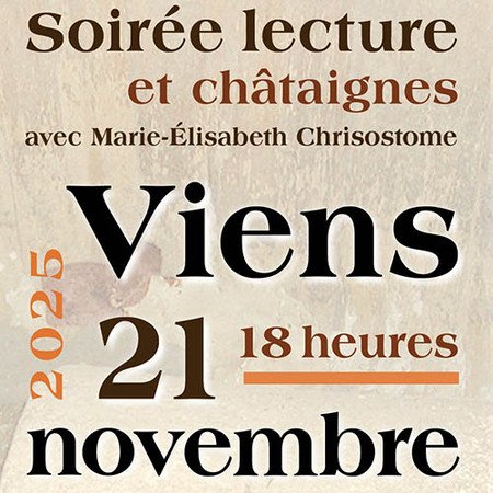 Soirée lecture et châtaignes