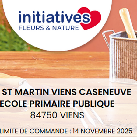 Vente de bulbes et graines au profit des élèves