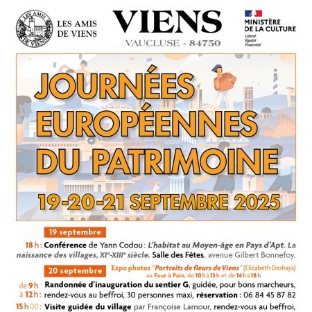 Journées du patrimoine Les Amis de Viens