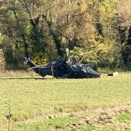 Accident d'hélicoptère sur la commune