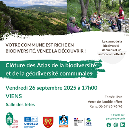 Réunion de clôture des Atlas de la biodiversité