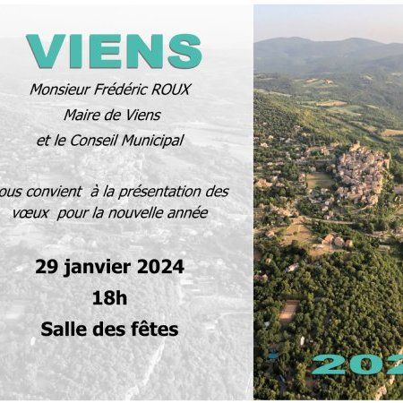 Cérémonie des Voeux du Maire