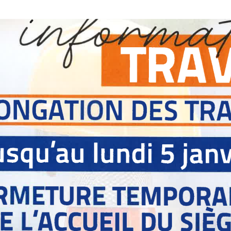 Travaux au siège de la Communauté de communes Pays d'Apt Luberon
