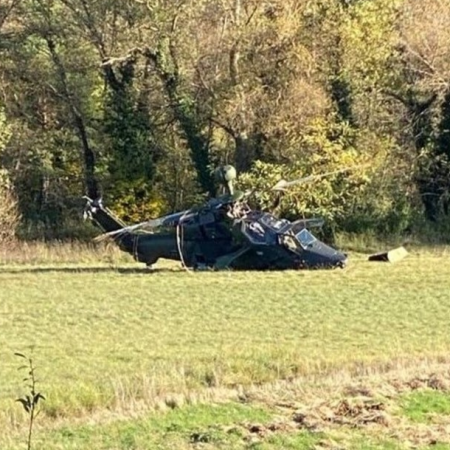 Accident d'hélicoptère sur la commune