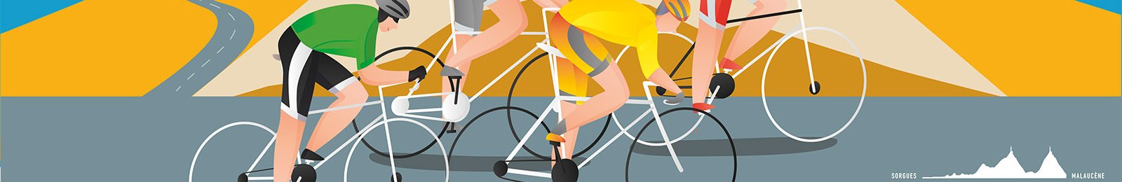 Passage du Tour de France à Apt le 7 juillet 2021