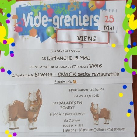 Vide grenier de l'APE