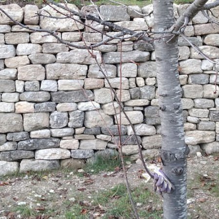 Chantier murs en pierre sèche