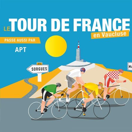 Passage du Tour de France à Apt le 7 juillet 2021