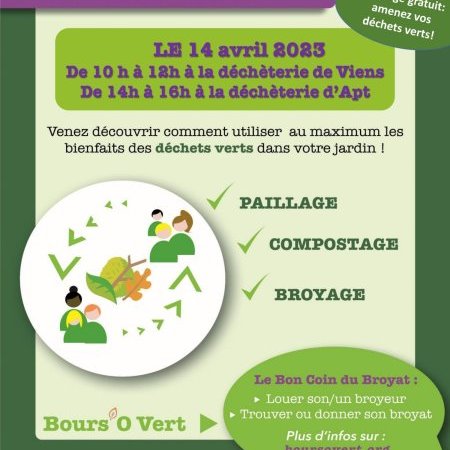 Animation sur le broyage des verts